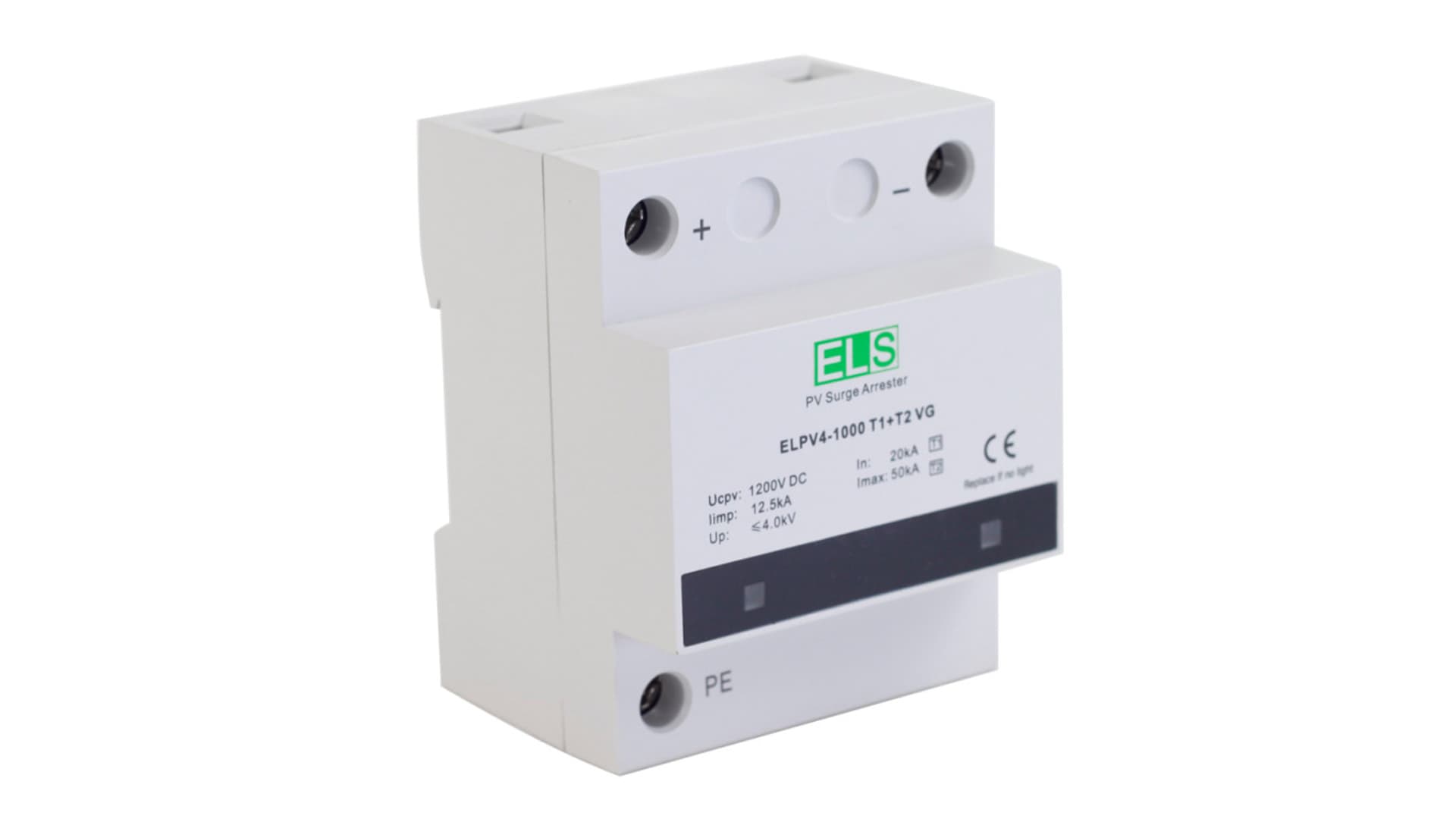 ELS Ogranicznik DC VG T1+2 4P 20/50kA 12,5kA 1000V