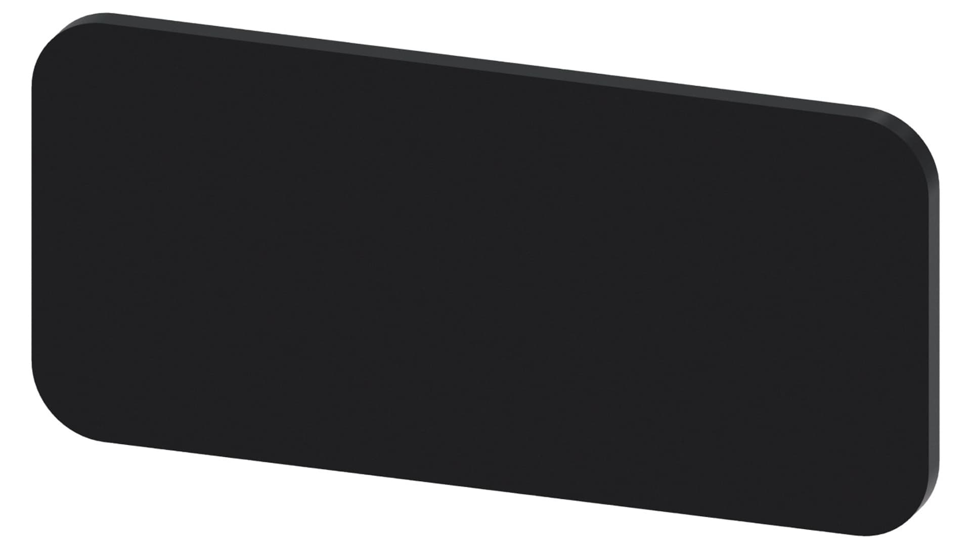 Etykieta wkładana lub samoprzylepna 12.5 x 27mm czarna białe litery bez inskrypcji do samodzielnego opisu 3SU1900-0AC16-0AA0
