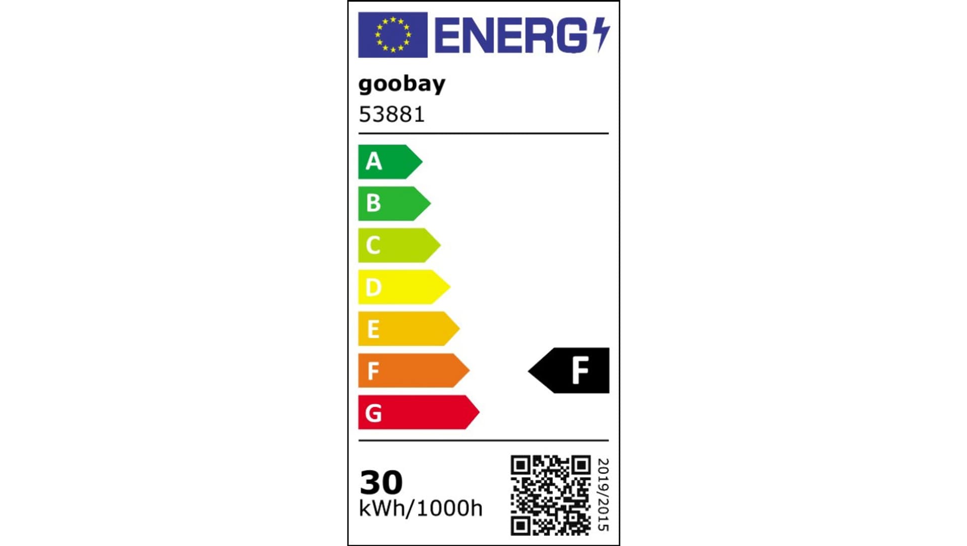 goobay Reflektor zewnętrzny LED, 30 W, z czujnikiem ruchu 53881 53881
