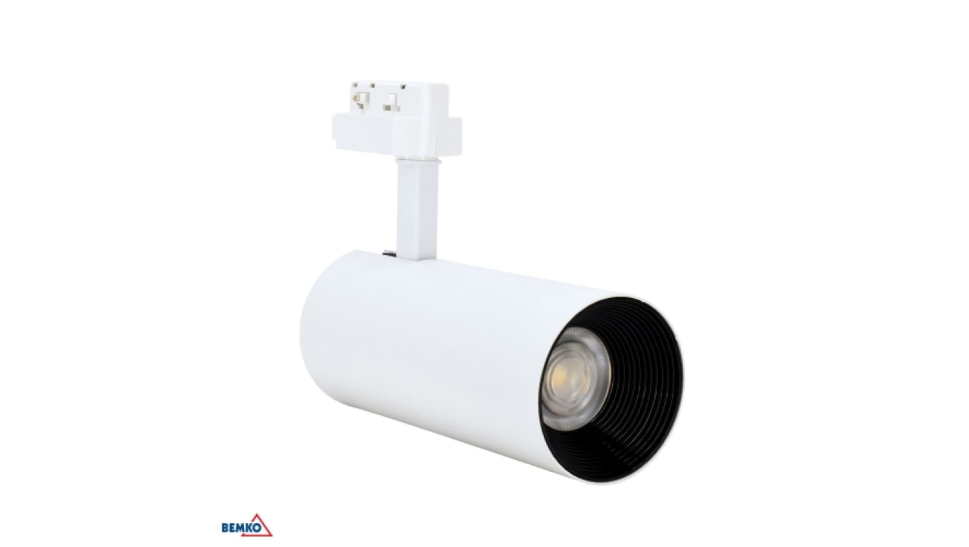 SPOT COB VERKO BIAŁY 1-FAZOWY 12W 3000K 960LM 24