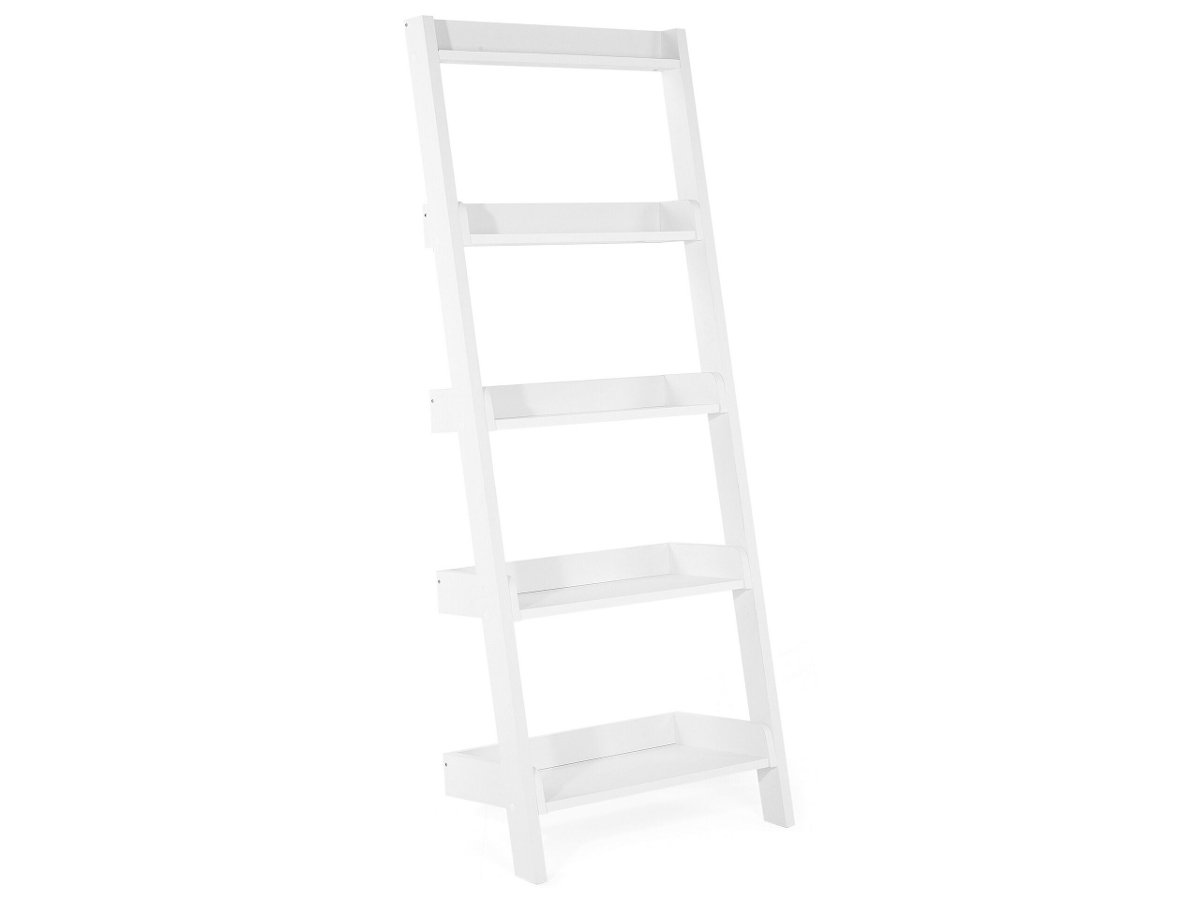 Beliani Regał biały MOBILE TRIO