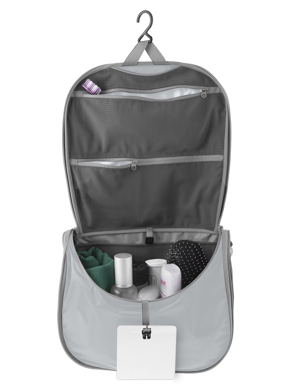 Kosmetyczka Sea to Summit Ultra-Sil Hanging Toiletry Bag L - highrise grey