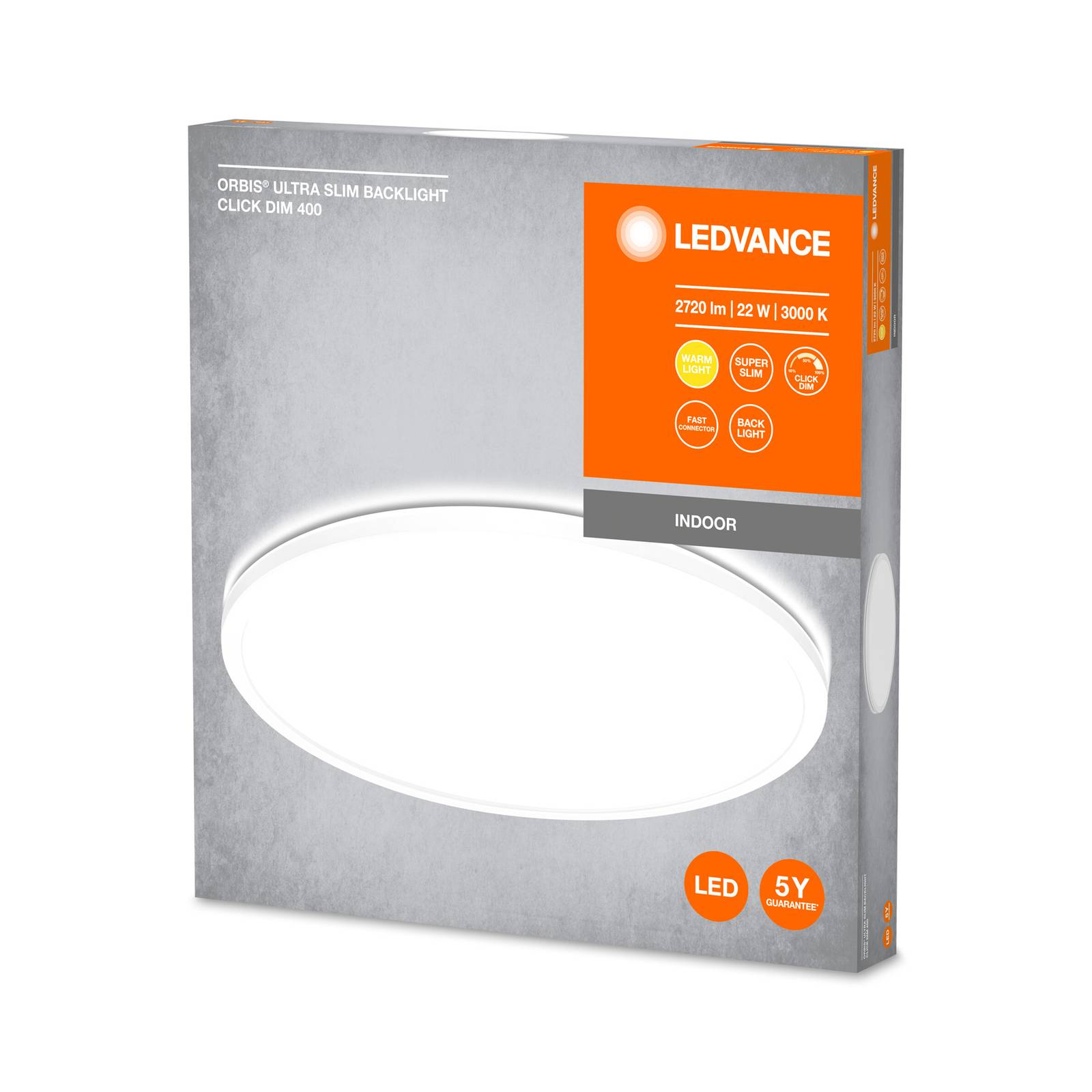 LEDVANCE Orbis Ultra Slim sufitowa biała Ø40cm