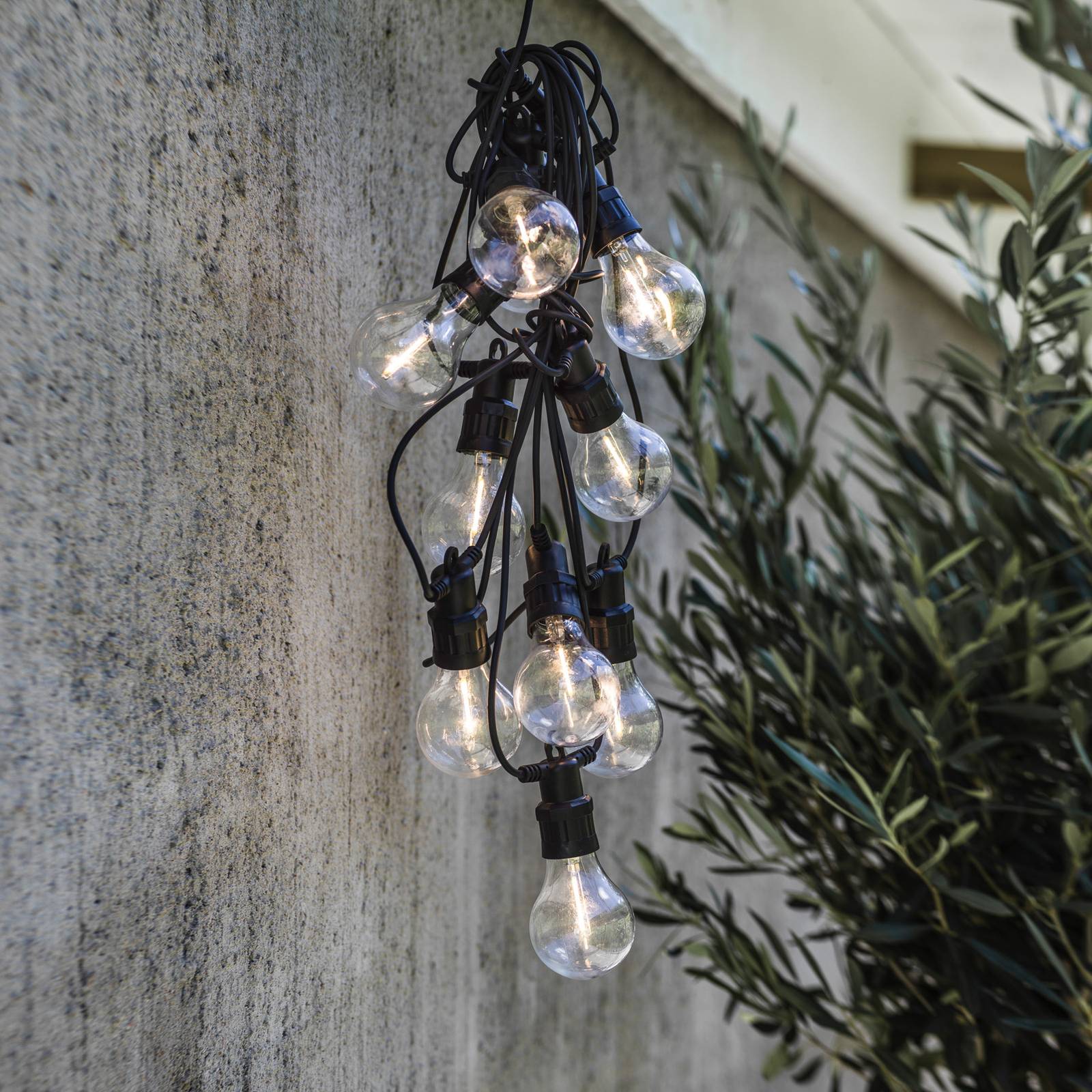 PR Home Glow łańcuch świetlny LED, czarny