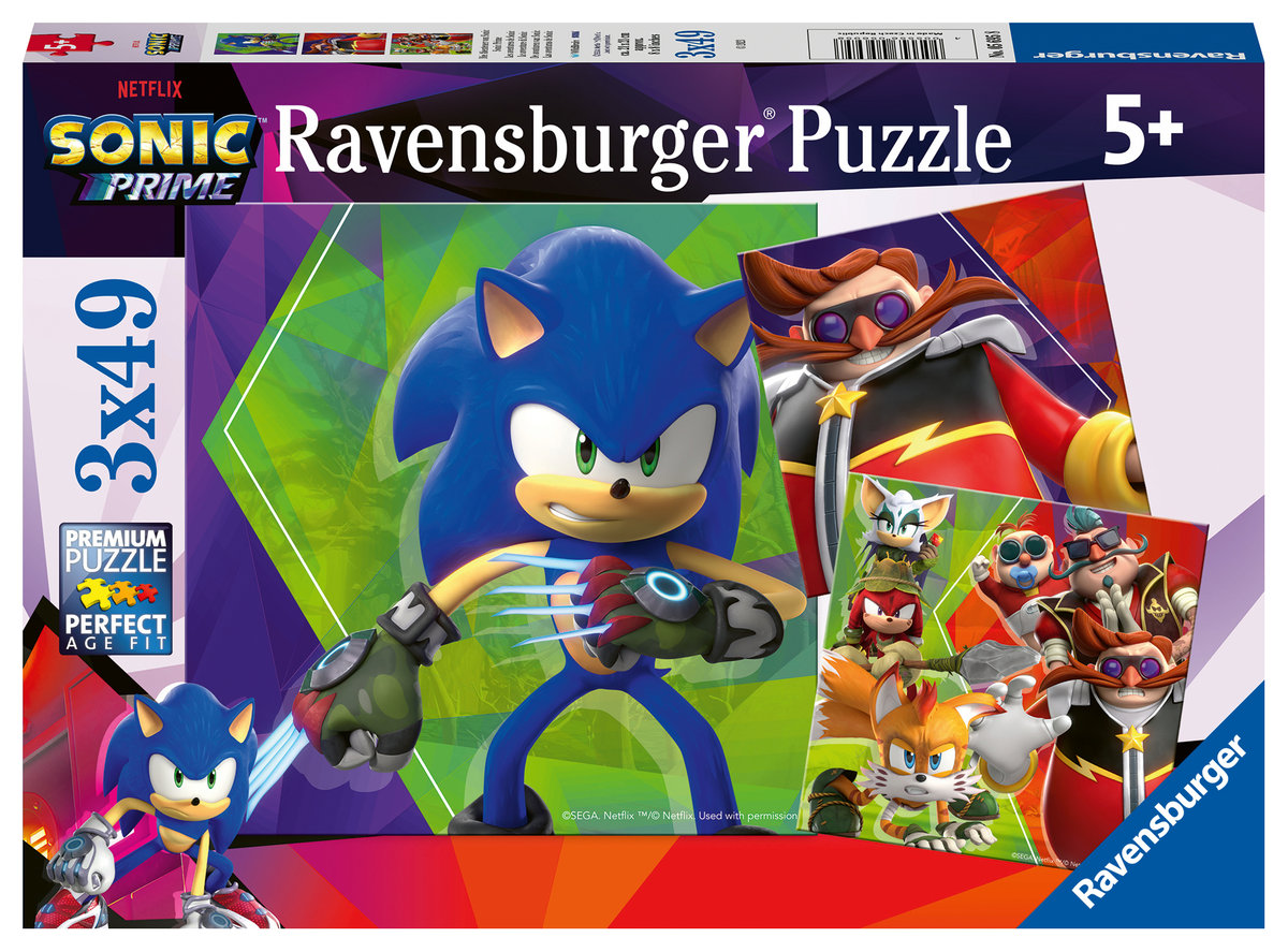 Puzzle dla dzieci 2D, Sonic Prime, 3x49 el.