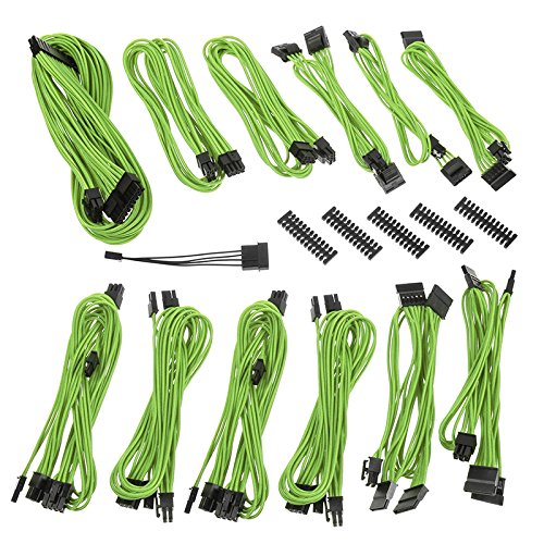 BitFenix Kabel zasilający Alchemy 2.0 PSU Cable Kit, SSC-Series - grün (BFX-ALC-SSCNV-RP)