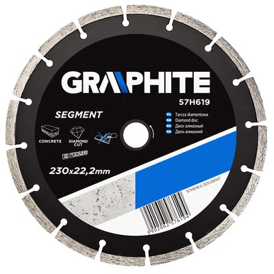 Verto Tarcza diamentowa 230 x 22.2 mm, segmentowa TOP-61H3S9