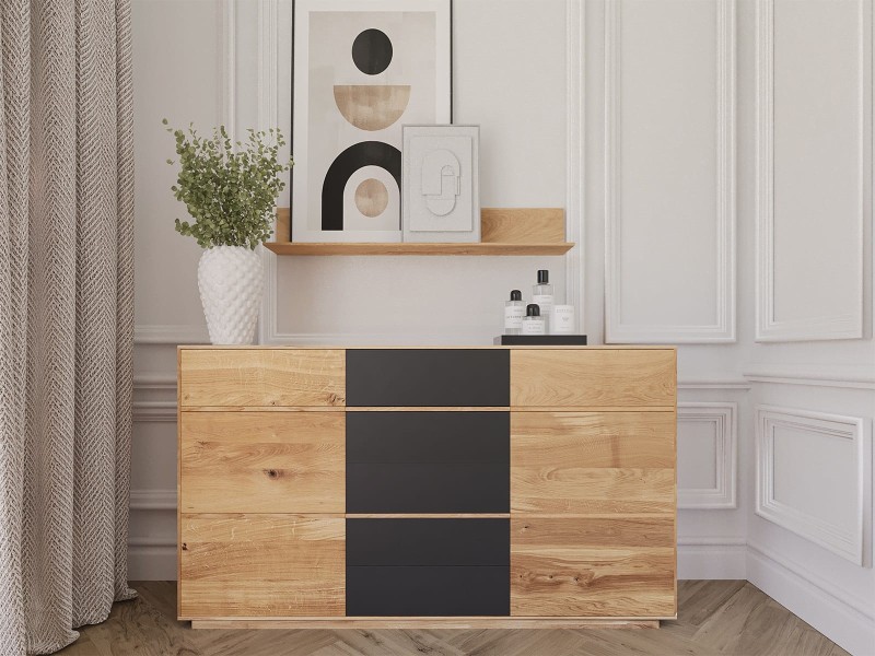 Komoda dębowa Taranto nr 11 dąb czysty olej