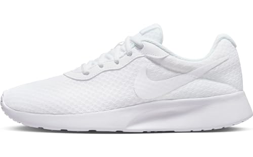 Nike Tanjun, Trampki damskie, Białe białe wolty, 42 EU