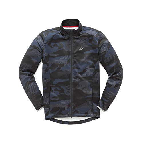 Alpinestars Męska kurtka Mid Layer, Niebieski (druk kamuflażowy 1260), L (Rozmiar Producenta:XXL)