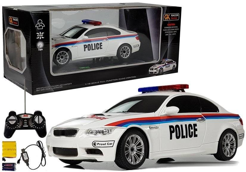 Import LEANToys Auto Zdalnie Sterowane Policja 1:18 R/C LT4862-0