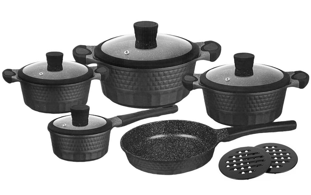 Zestaw Garnków Granitowych Indukcja 8514