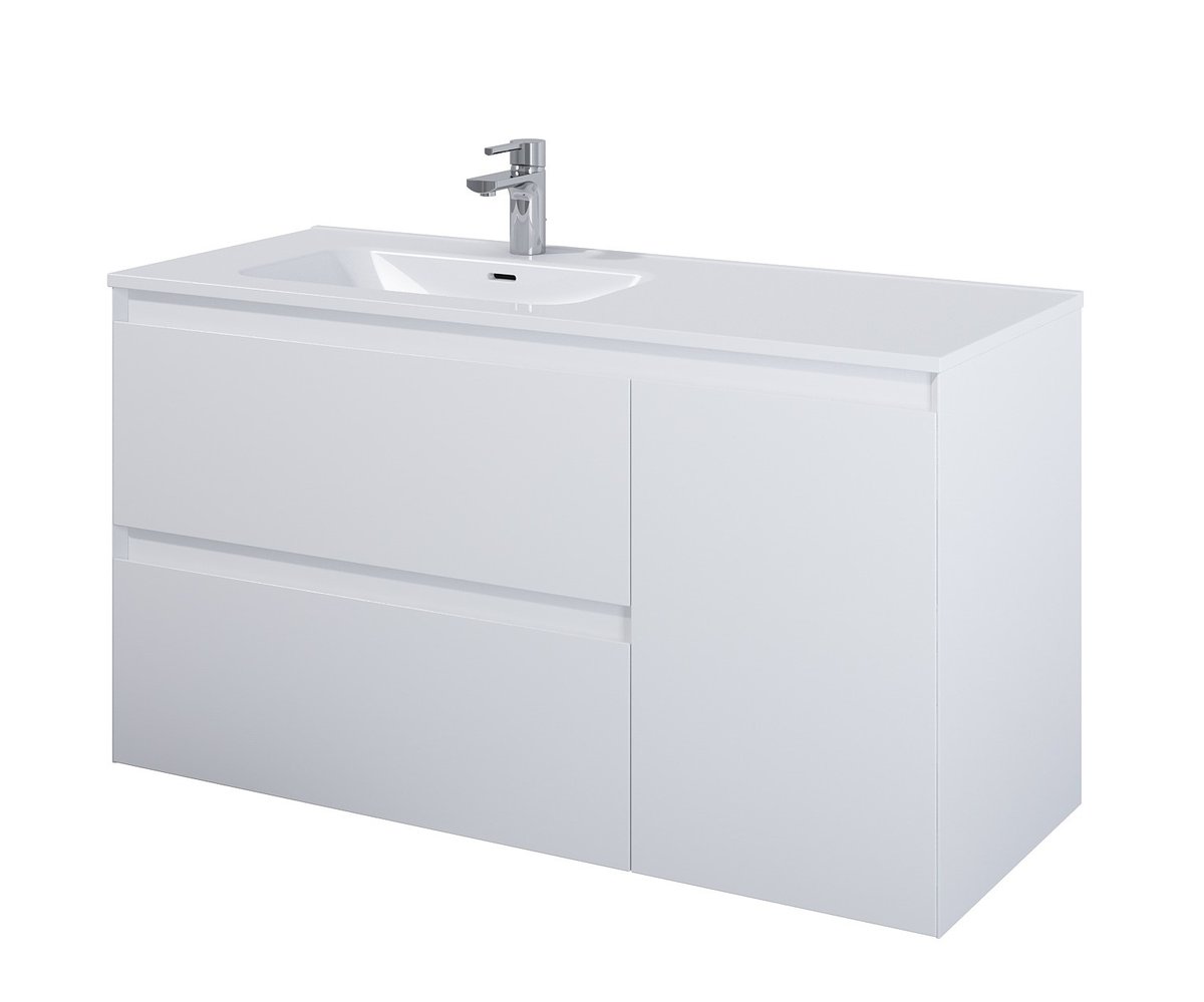 Elita 168168 SZAFKA podumywalkowa SPLIT 120 2S P CARGO WHITE MATT PDW