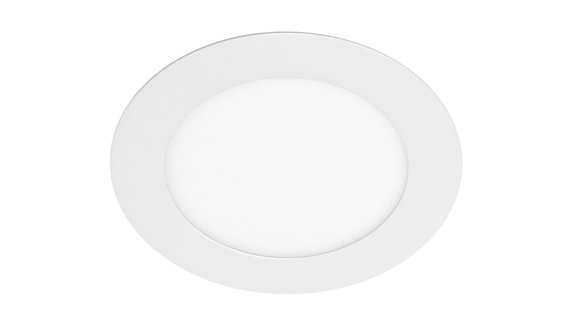 Oprawa LED ORIS PLUS typu downlight,IP44,7W,560lm,AC220-240V,50/60Hz,120,3000K,wpuszczana,biały