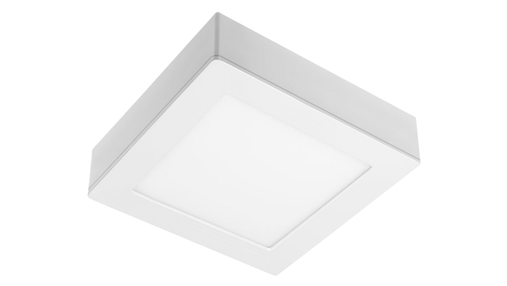 Oprawa LED SAMBA, 7W, 500lm, IP40, 120, 4000K, kwadrat,2w1 LD-SMBKW07W-21