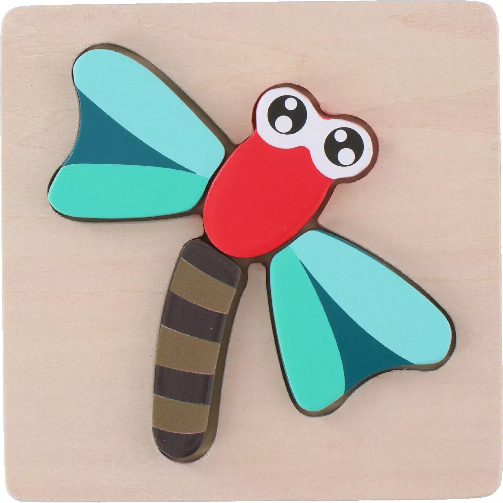 Puzzle drewniane edukacyjne układanka MARIONETTE 5el