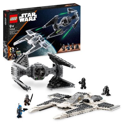 LEGO Star Wars - Mandaloriański myśliwiec Fang Fighter kontra TIE Interceptor 75348