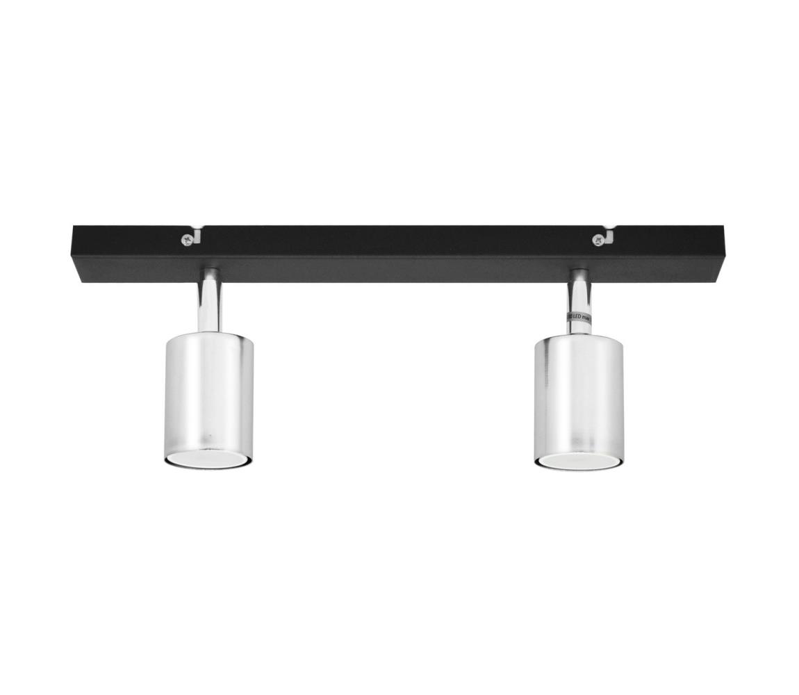 LED Oświetlenie punktowe TUNE 2xGU10/4,8W/230V matowy chrom/czarne