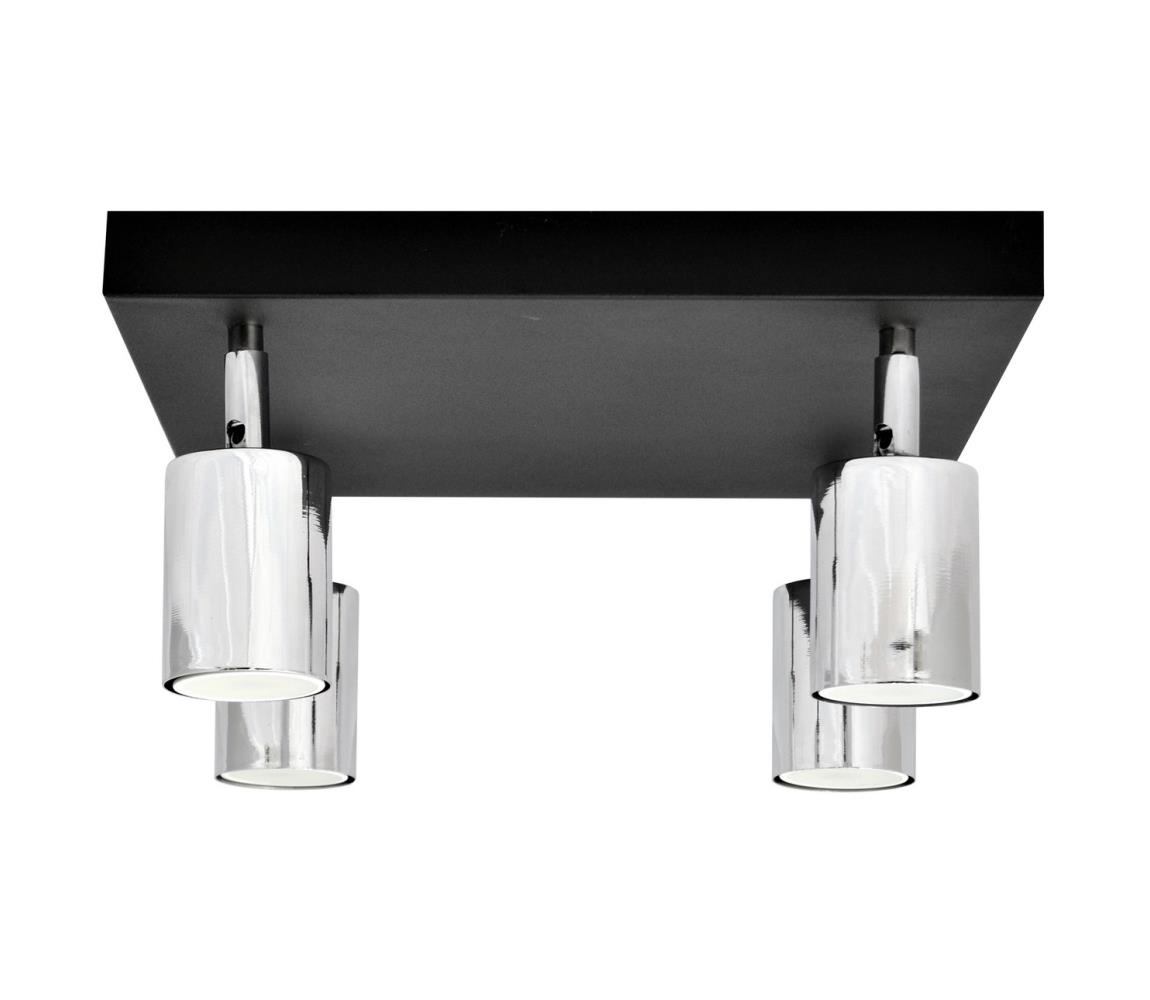 LED Oświetlenie punktowe TUNE 4xGU10/4,8W/230V matowy chrom/czarne