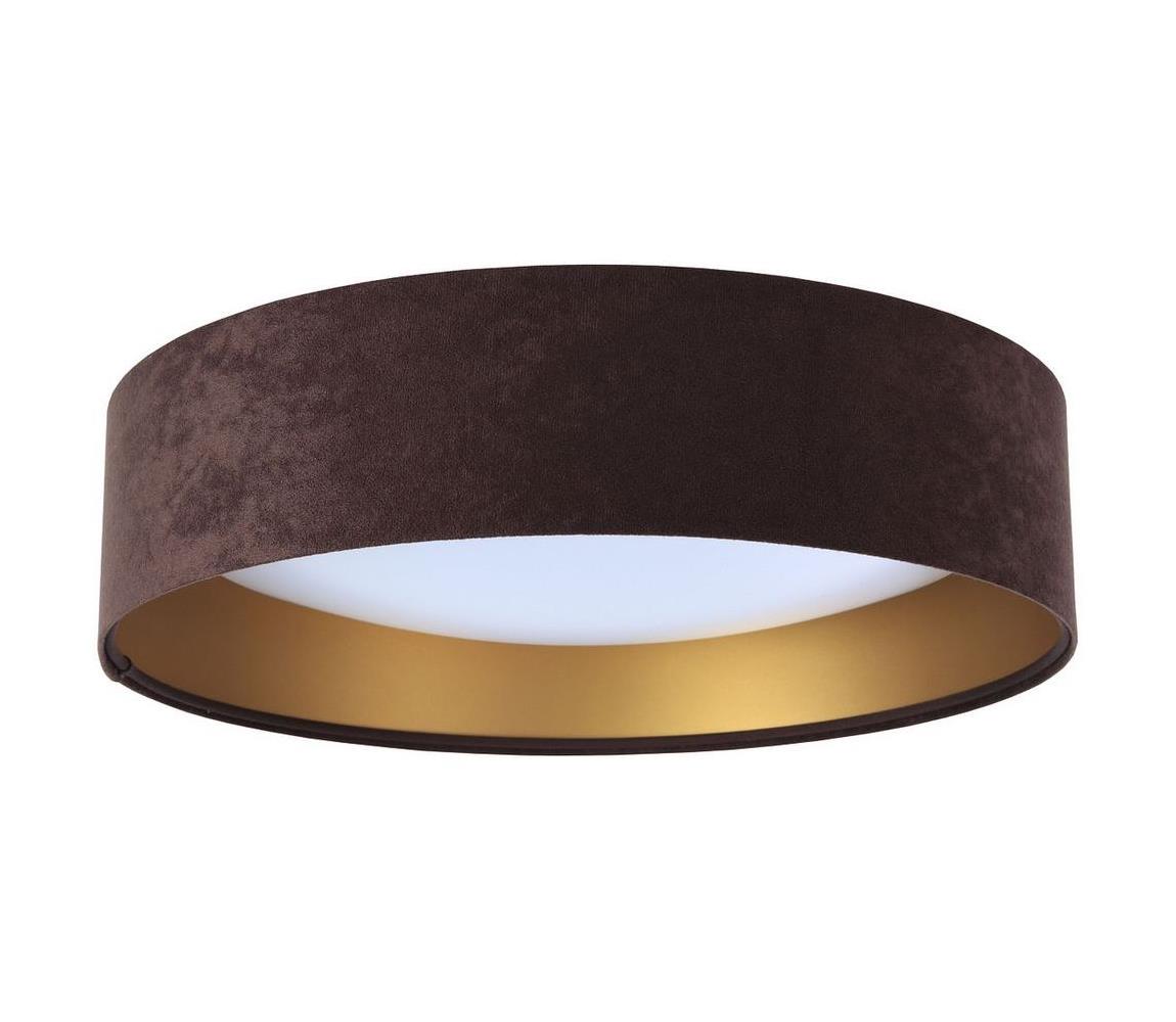 LED Plafon GALAXY LED/24W/230V brązowe/złoty