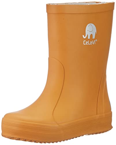 CeLaVi Unisex dziecięcy Basic kalosze deszczownica, Kruszyna brązowy - 20 EU