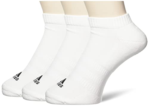 adidas Cushioned Sportswear 3 Pairs Stopki, White/Black, XXL