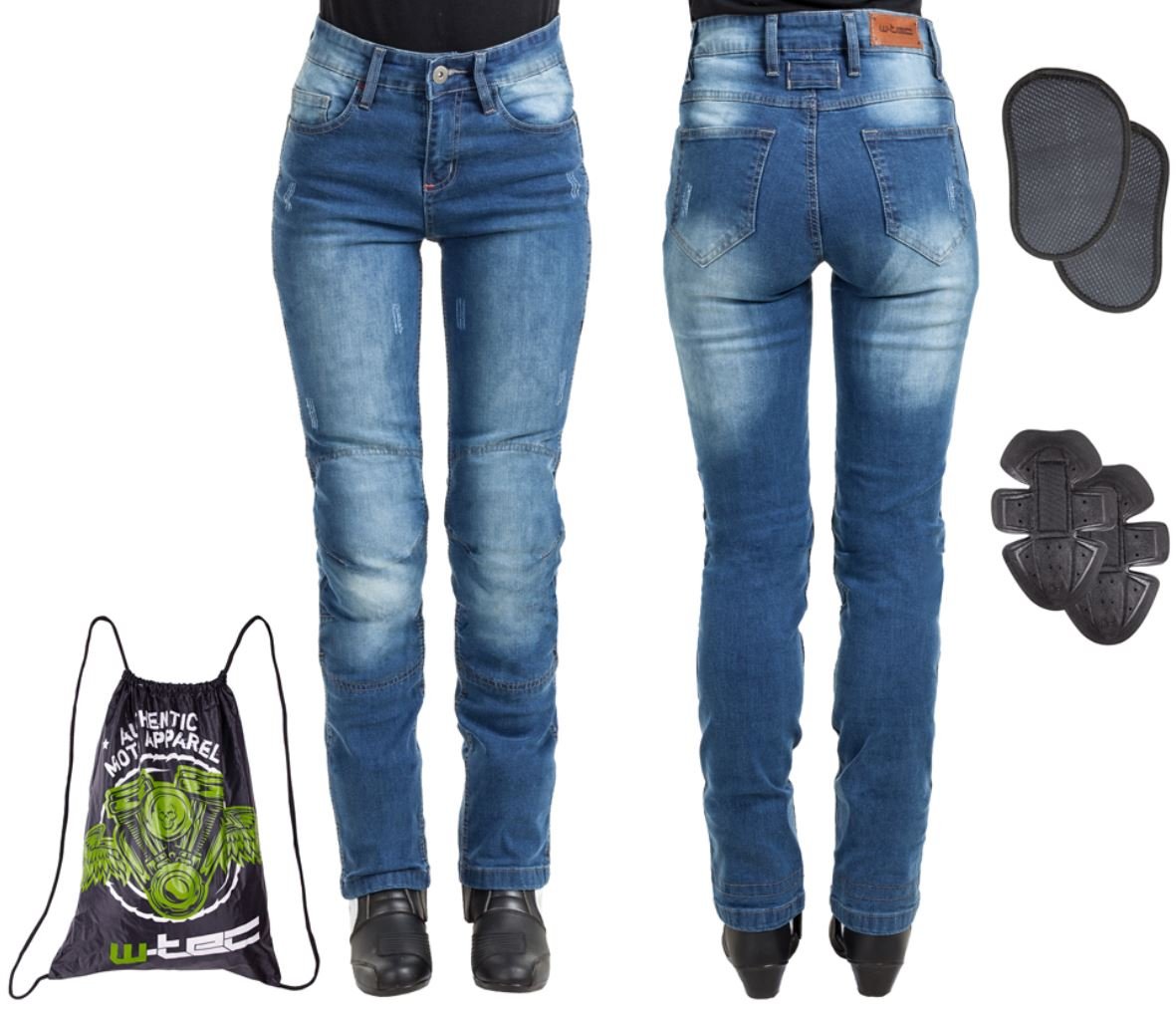 W-TEC SPODNIE MOTO DAMSKIE JEANS PANIMALI ROZM XXL W-TEC 14846-XXL