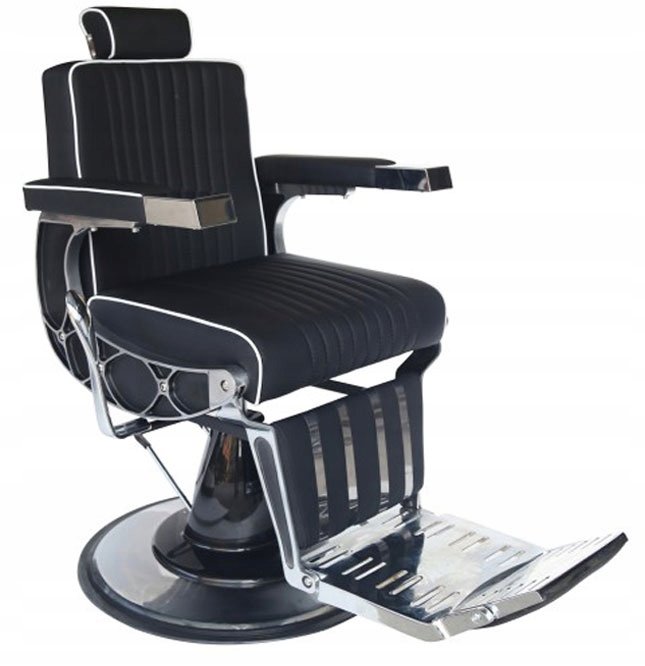 Barber King Fotel fryzjerski barberski hydrauliczny do salonu fryzjerskiego barber shop MT-9143 Barberking w 24H MT-9143