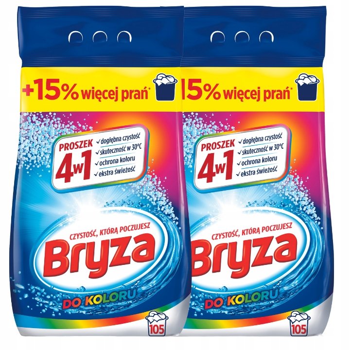 Bryza Proszek Do Prania Kolor 4w1 13,65Kg 210 Prań