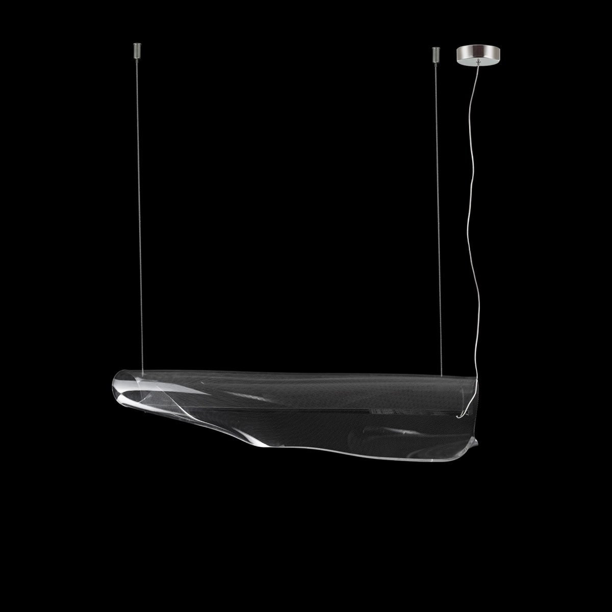 Altavola Design nowoczesna lampa Ledowe Okręgi No 1 180cm in 3k czarny LA073/P_180_in_3k_black