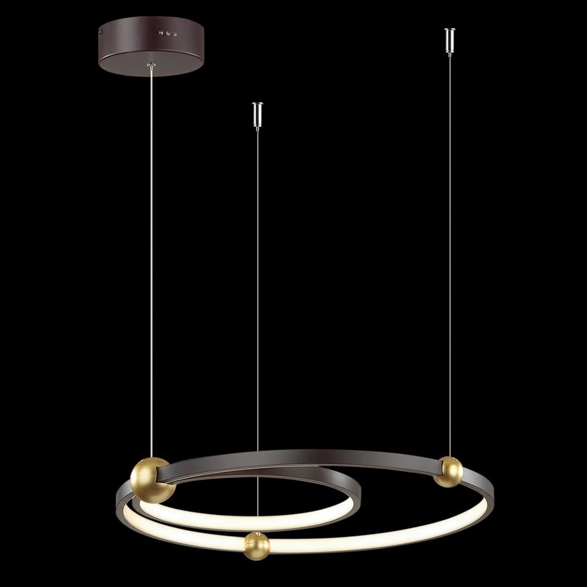 Altavola Design Aurora lampa wisząca czarny złoty LA110P503kblack