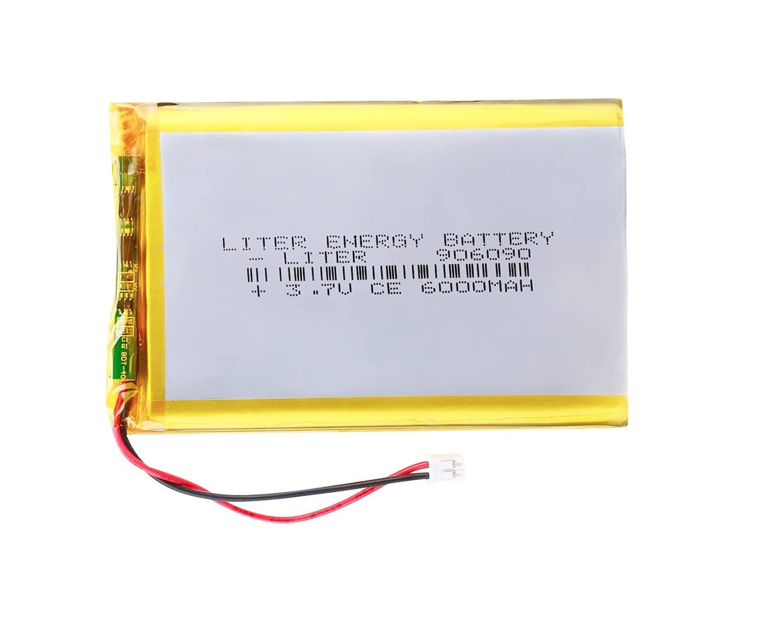 Bateria Akumulator Li-Poly 6000Mah 3.7V Jst 906090