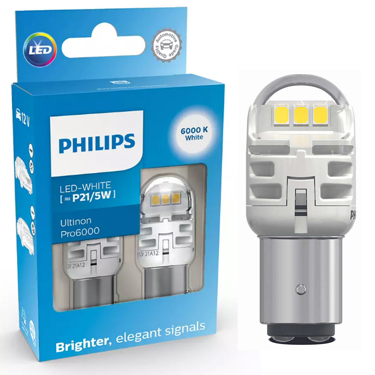 Philips Ultinon Pro6000 Si P21/5W 6000K