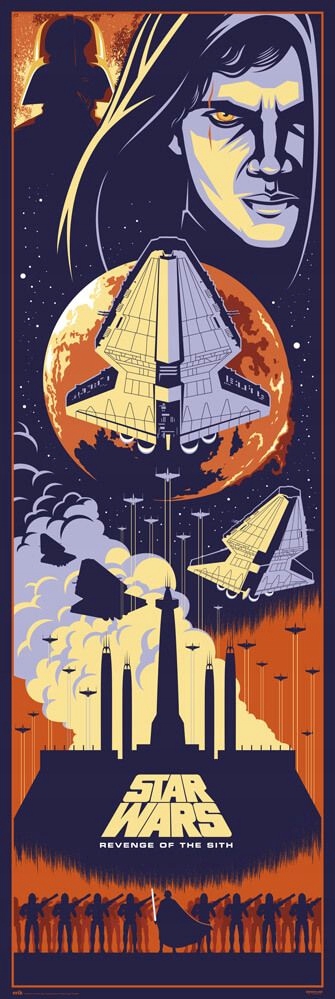 Star Wars Episode III - plakat 53x158 cm