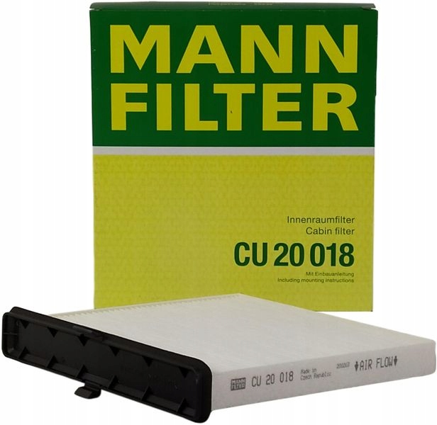 MANN FILTER FILTR PYŁ KAB CU20018 MAZDA CX-3 15-, MAZDA 2 14-