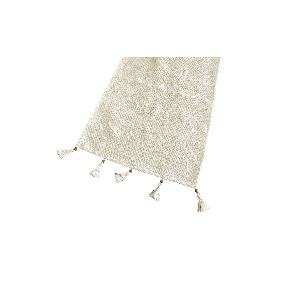 Bieżnik z bawełny organicznej 45x140 cm Natural – Mila Home