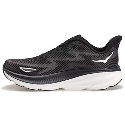 HOKA ONE ONE W Clifton 9, Trampki damskie, Black/White, 36 EU, Czarny biały, 36 EU