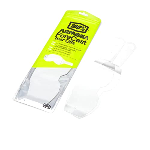 100% MÁSCARAS ARMEGA FORECAST Standard Tear-Offs 50 PK
