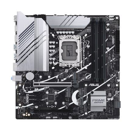 Asus PRIME Z790M-PLUS Rodzina procesorów Intel, Gniazdo procesora LGA1700, DDR5 DIMM, Gniazda pamięci 4, Obsługiwane interfejsy