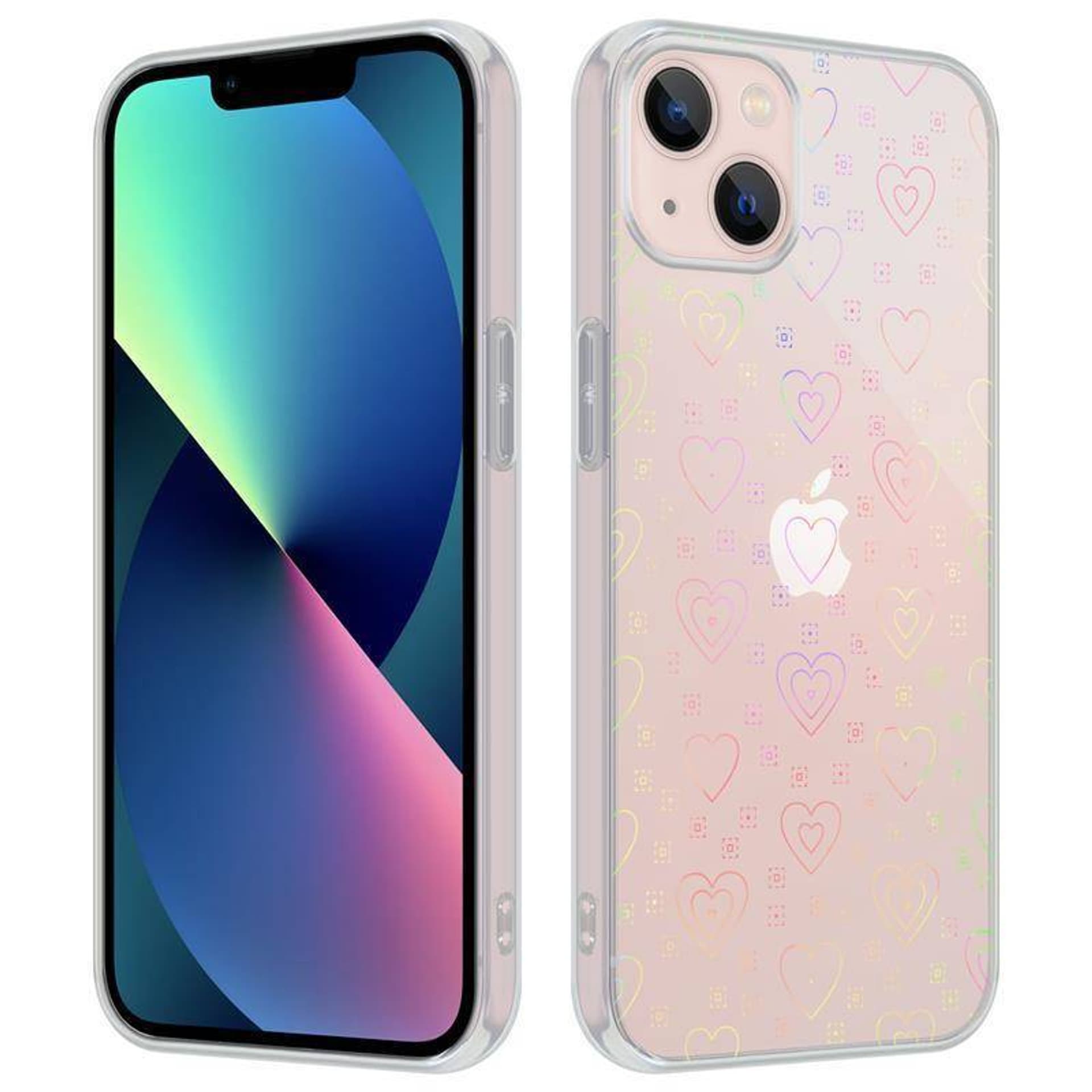 Etui SAMSUNG GALAXY S20 MX Holo Heart Clear transparentne