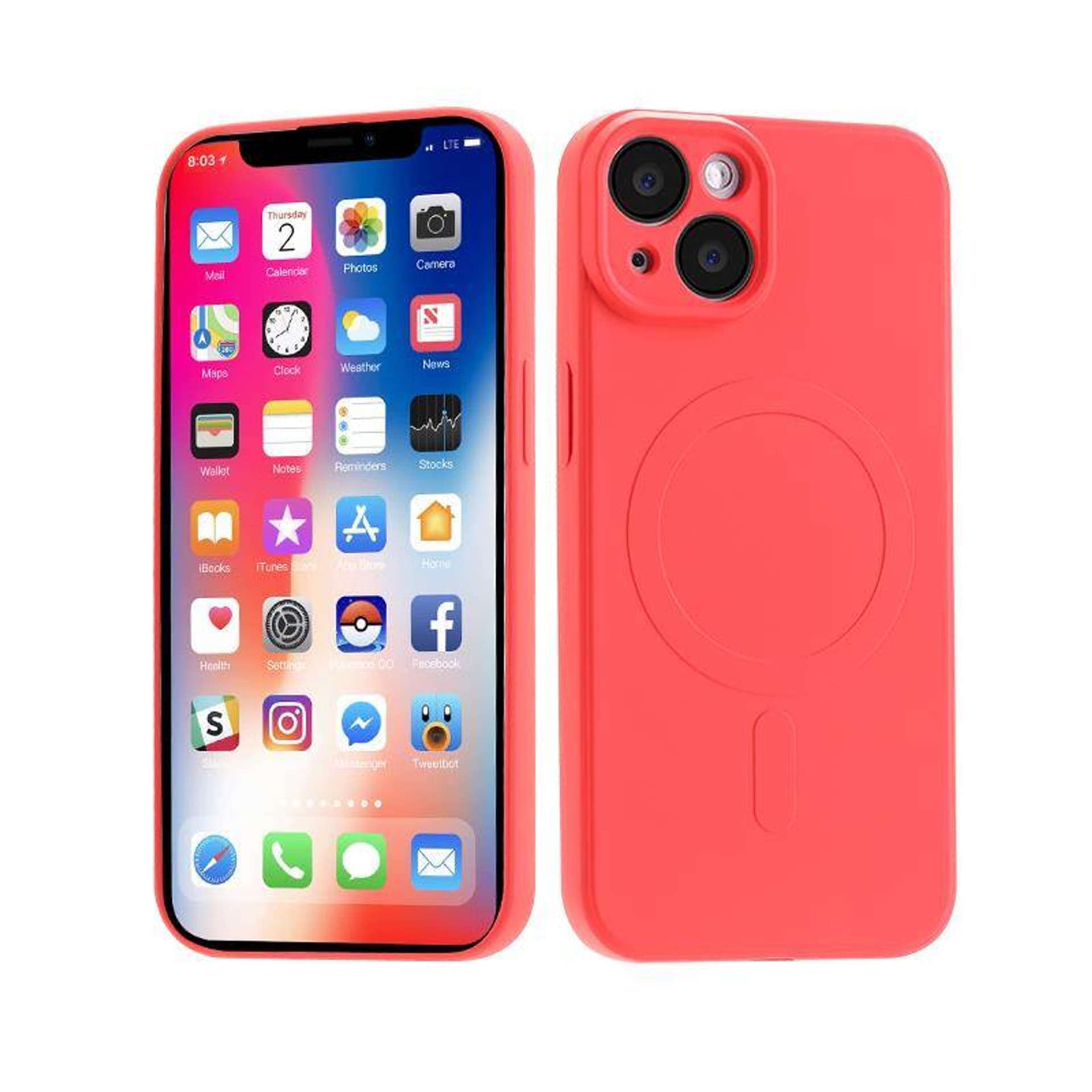 Etui IPHONE 12 PRO MX Liquid Armour MagSafe czerwone