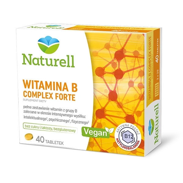 Naturell Witamina B Complex Forte x40 tabletek