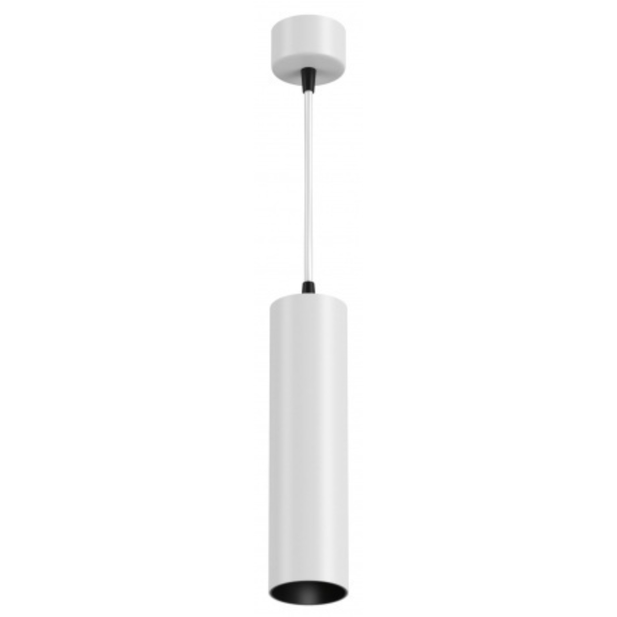 Tuba wisząca Focus LED P072PL-L12W3K Maytoni 12W 3000K nad stół biała