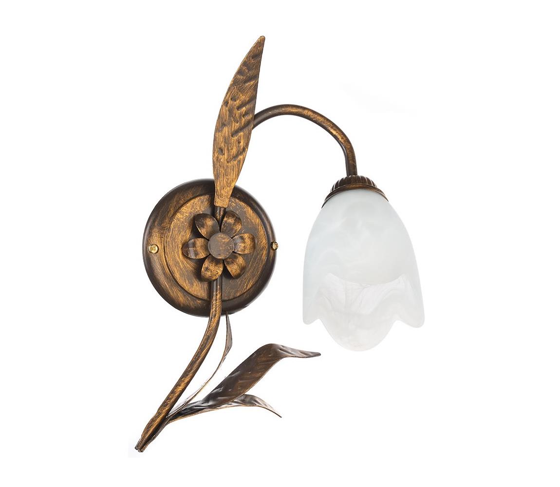 Kinkiet Sonia 1-punktowy, brązowy