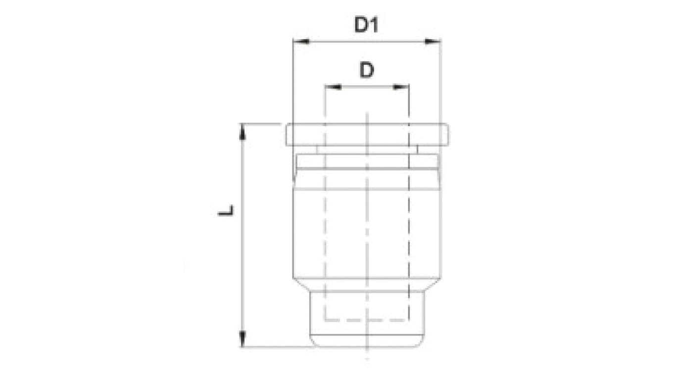 Zaślepka wtykowaz tworzywa sztucznego do węża 12,244.012