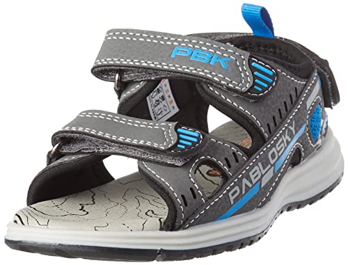Pablosky 973650 sandały sportowe, szare, rozmiar 35 EU, szary, 35 EU