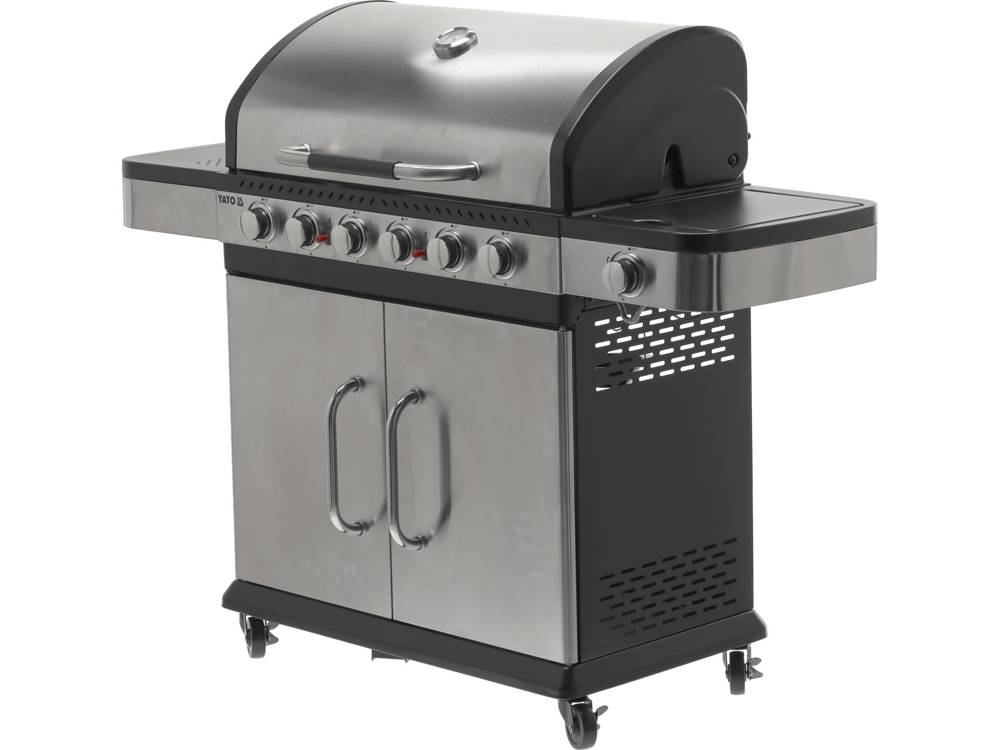 Opinie o GRILL GAZOWY 6+1 STAL NIERDZEWNA 20,2KW