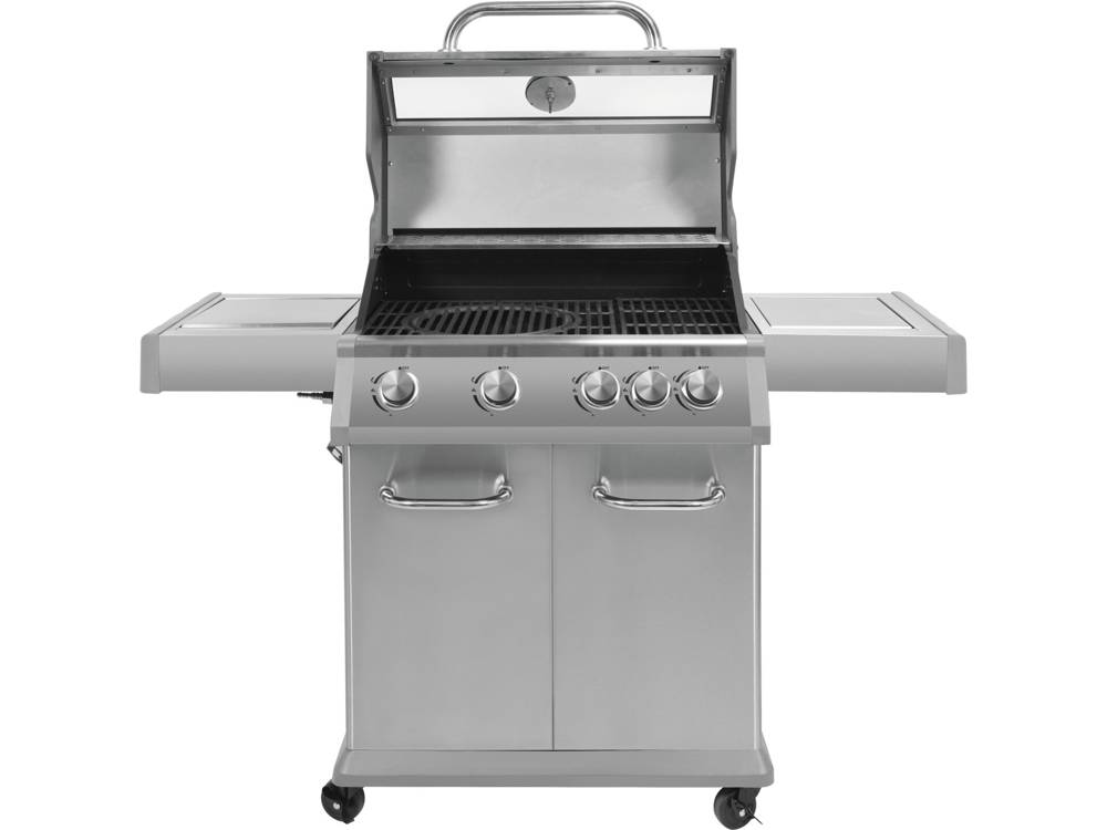 Yato GRILL GAZOWY 4+1 STAL NIERDZEWNA 14,2KW, Z SZYBÄ„