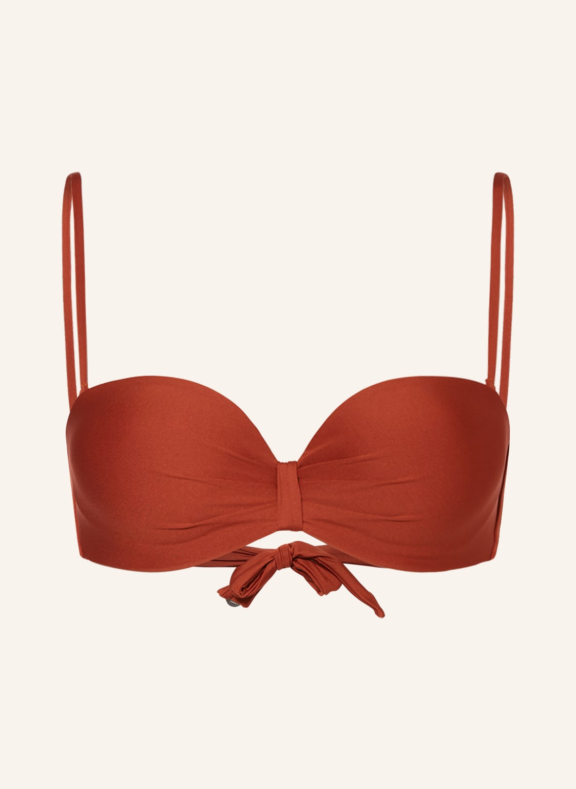 Max Mara Beachwear Góra Od Bikini Z Fiszbinami Asia braun
