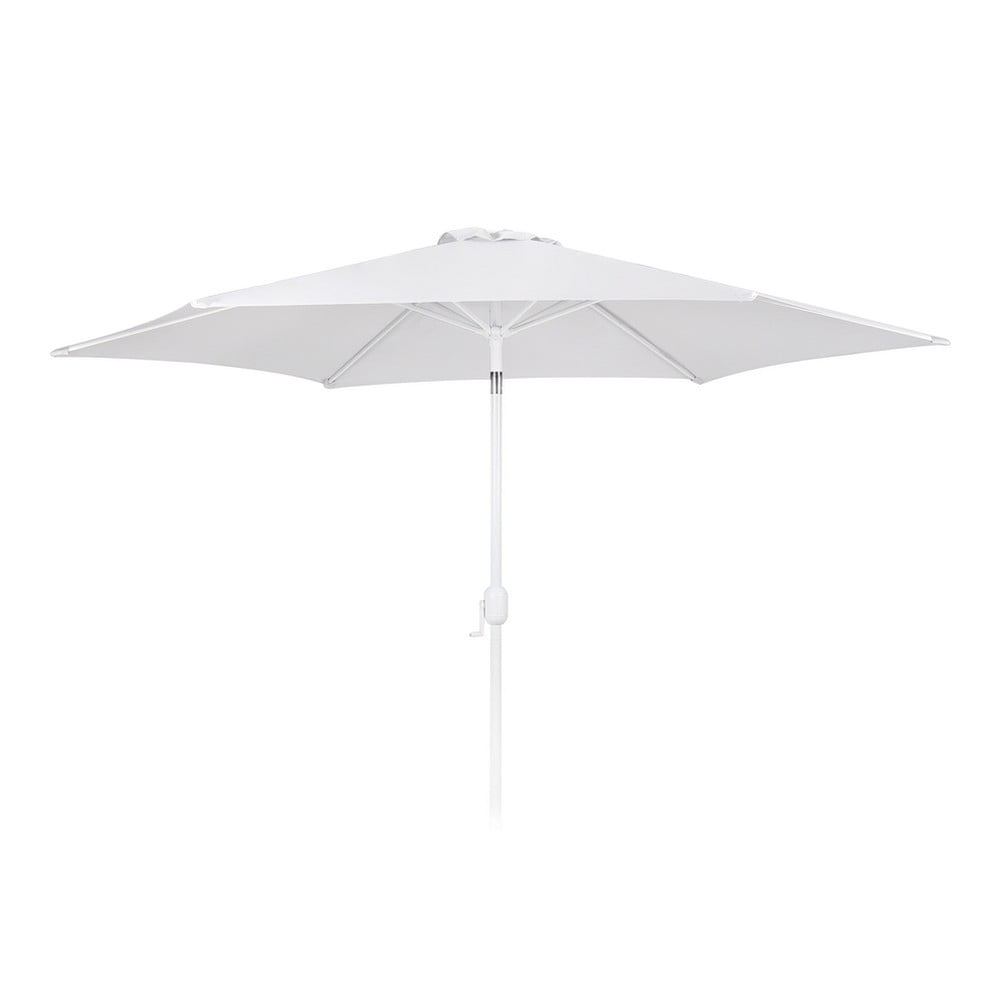 Biały parasol ogrodowy ø 300 cm Alba – LDK Garden